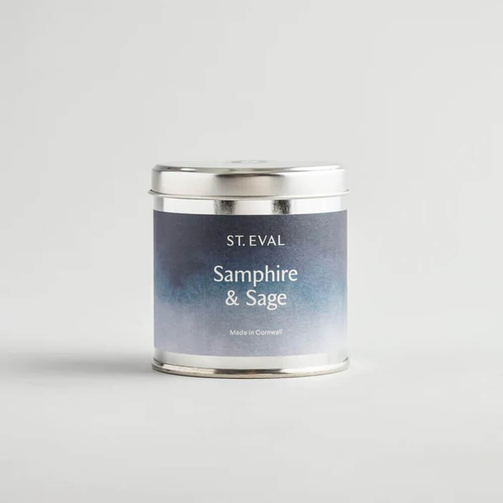 St Eval Coastal Samphire & Sage Tin Candle